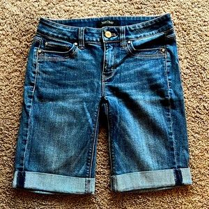 WHBM denim bermuda shorts